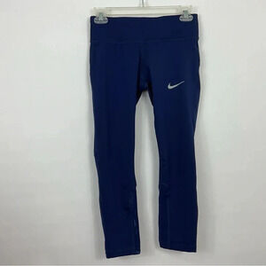 Nike Power Epic Running‎ Cropped Dri Fit Leggings Size XS
